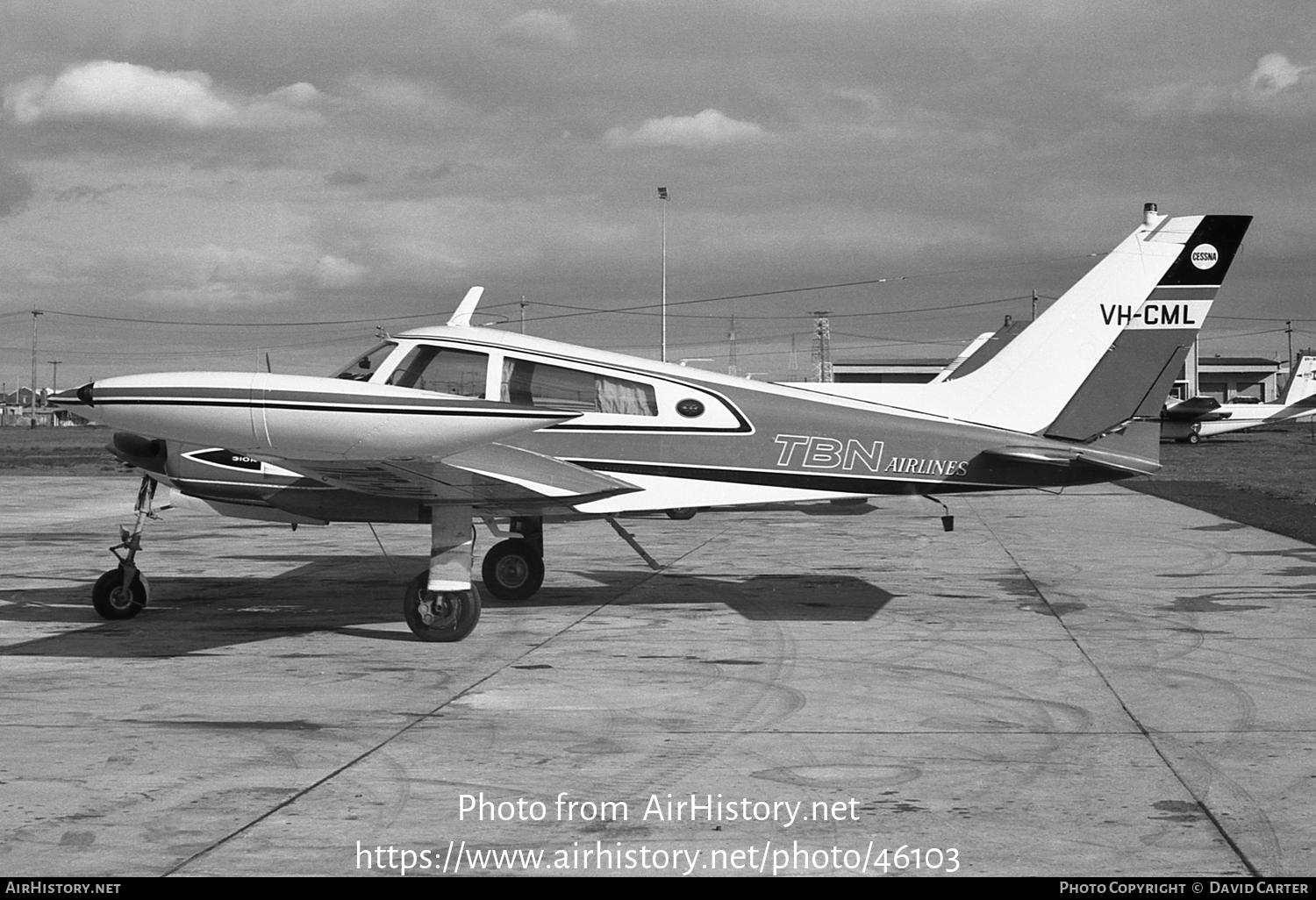 Aircraft Photo of VH-CML | Cessna 310K | TBN Airlines | AirHistory.net #46103