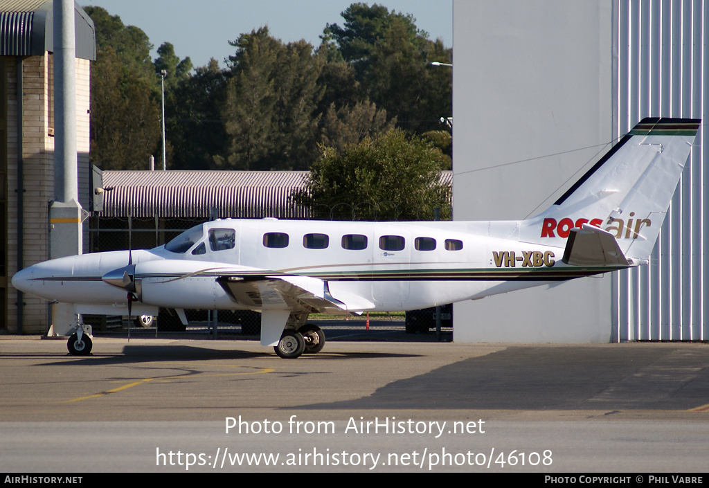 Aircraft Photo of VH-XBC | Cessna 441 Conquest | Rossair Charter | AirHistory.net #46108