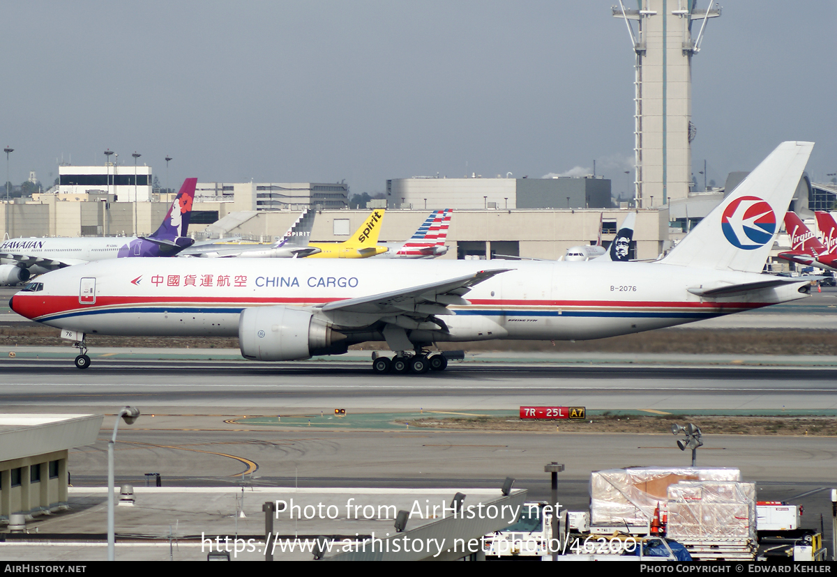 Aircraft Photo of B-2076 | Boeing 777-F6N | China Cargo Airlines | AirHistory.net #46200