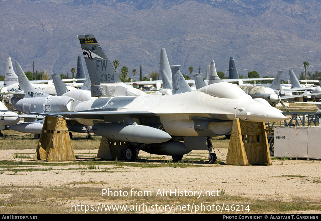 Aircraft Photo of 84-1394 / AF84-394 | General Dynamics F-16C Fighting Falcon | USA - Air Force | AirHistory.net #46214