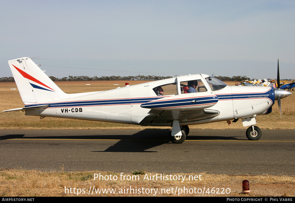 Aircraft Photo of VH-CDB | Piper PA-24-250 Comanche | AirHistory.net #46220