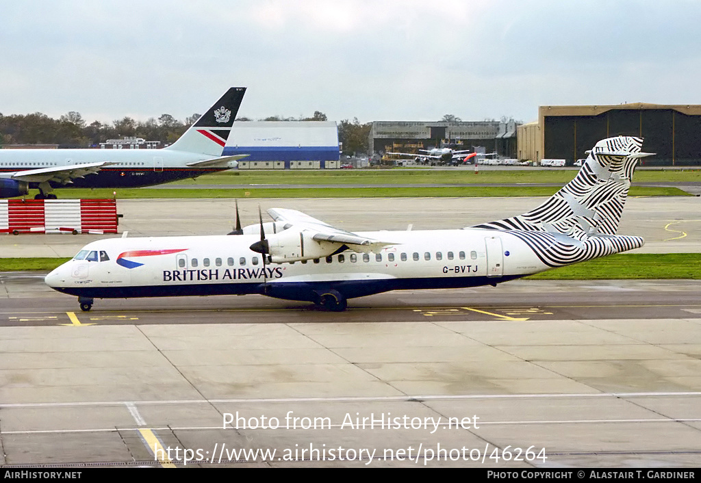 Aircraft Photo of G-BVTJ | ATR ATR-72-202 | British Airways | AirHistory.net #46264