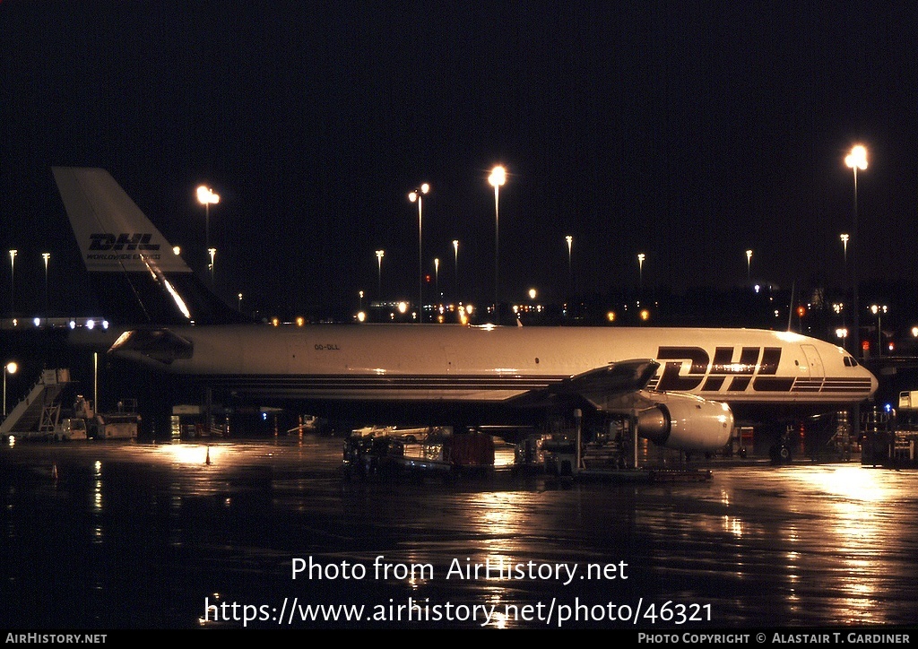 Aircraft Photo of OO-DLL | Airbus A300B4-203(F) | DHL Worldwide Express | AirHistory.net #46321