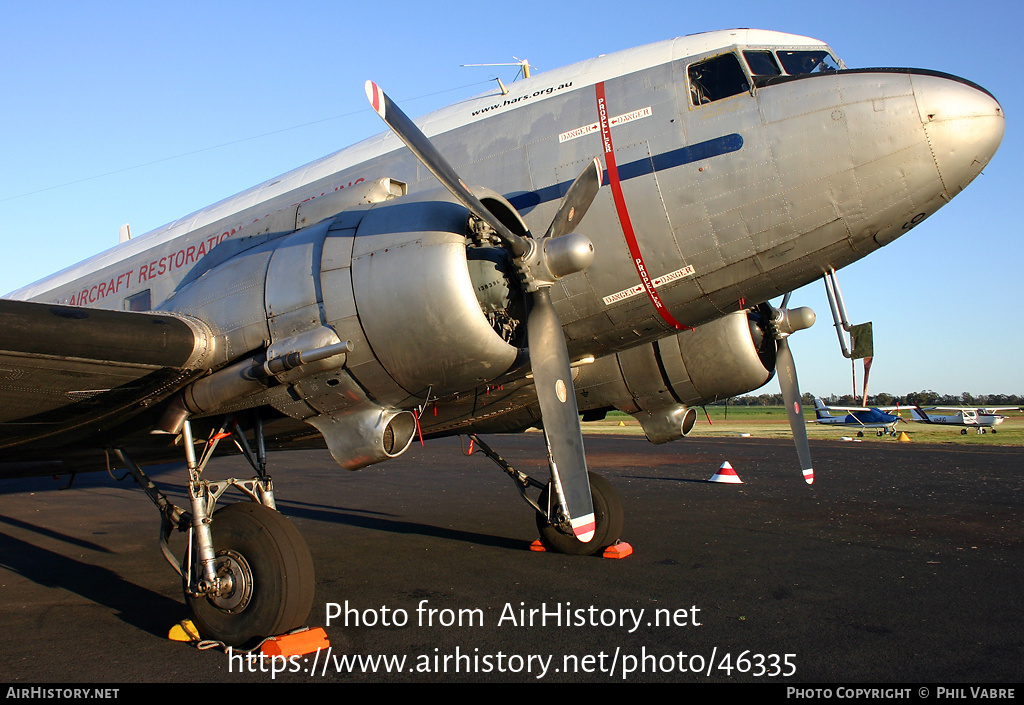 Aircraft Photo of VH-EAF | Douglas C-47B Skytrain | Historical Aircraft Restoration Society - HARS | Australia - Air Force | AirHistory.net #46335