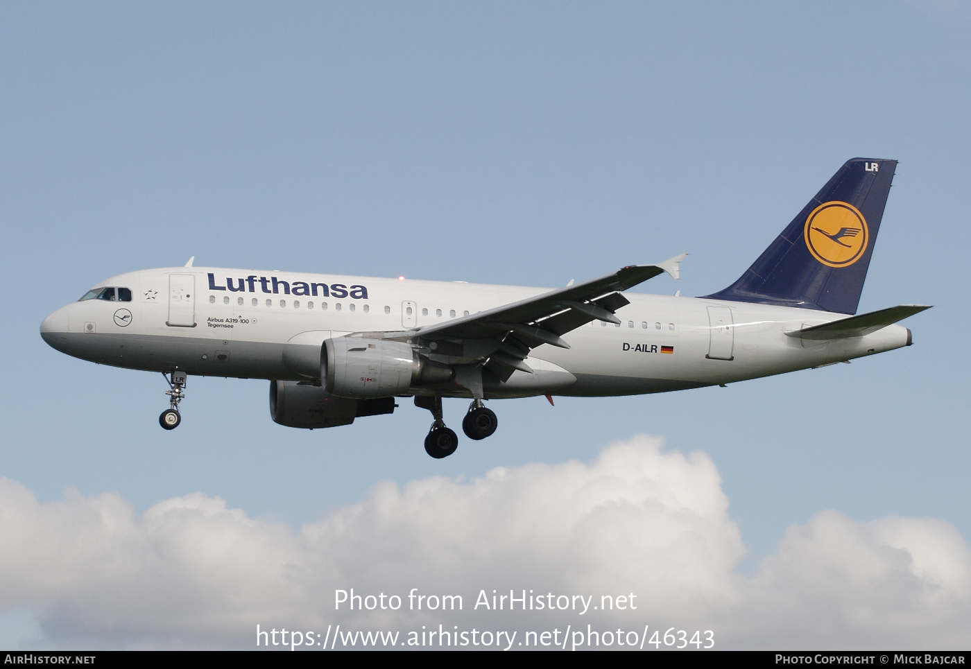 Aircraft Photo of D-AILR | Airbus A319-114 | Lufthansa | AirHistory.net #46343