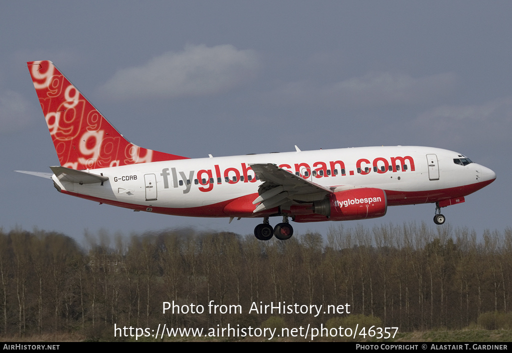 Aircraft Photo of G-CDRB | Boeing 737-683 | Flyglobespan | AirHistory.net #46357