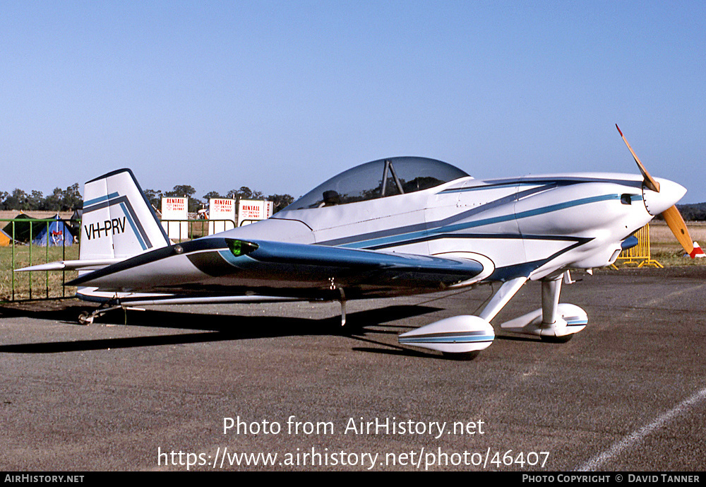 Aircraft Photo of VH-PRV | Van's RV-4 | AirHistory.net #46407