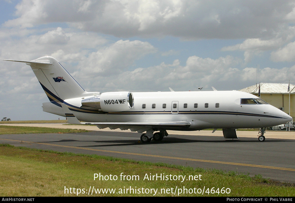 Aircraft Photo of N604WF | Bombardier Challenger 604 (CL-600-2B16) | Westfield Aviation | AirHistory.net #46460