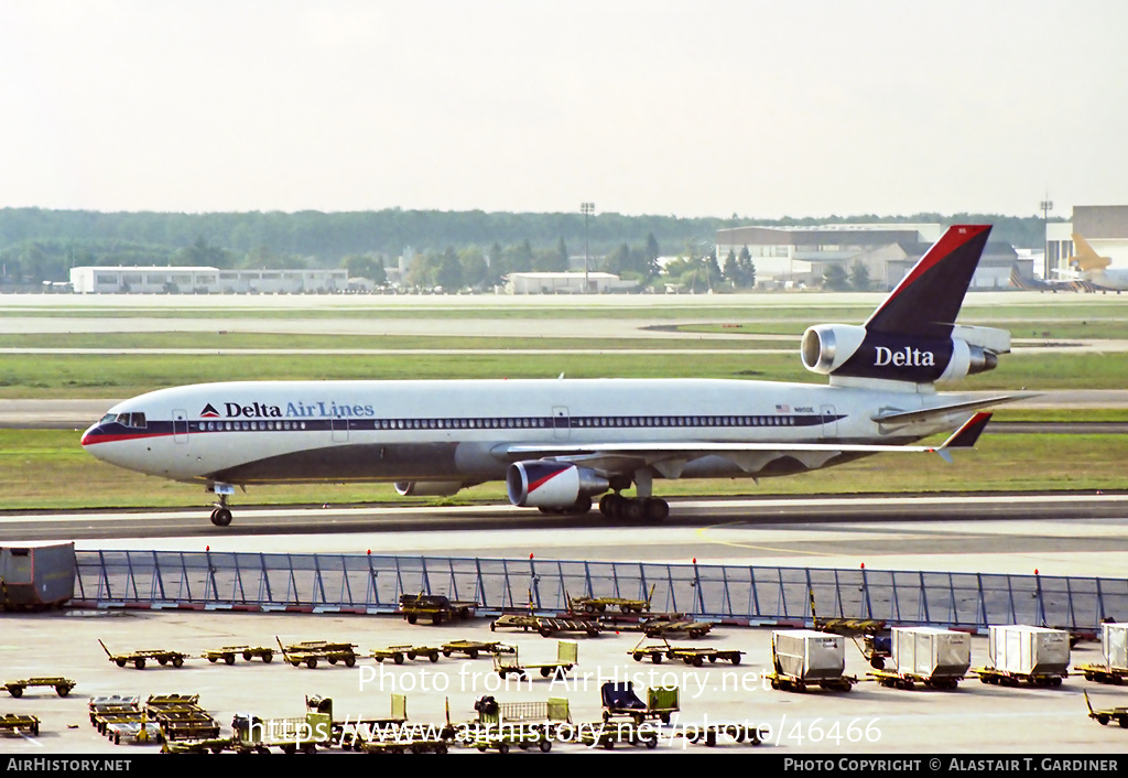 Aircraft Photo of N815DE | McDonnell Douglas MD-11 | Delta Air Lines | AirHistory.net #46466