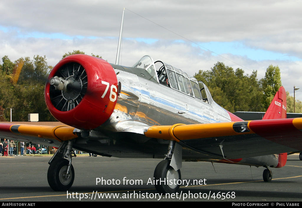 Aircraft Photo of VH-NZH / 6220 | North American AT-6C Texan | USA - Navy | AirHistory.net #46568