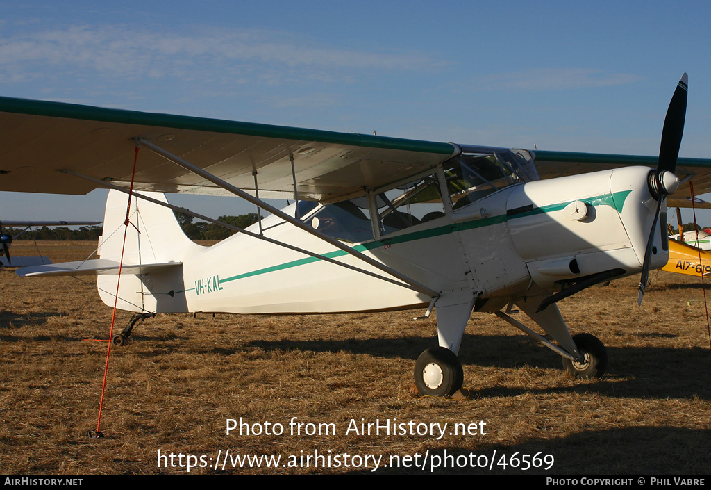 Aircraft Photo of VH-KAL | Auster J-5B Autocar | AirHistory.net #46569