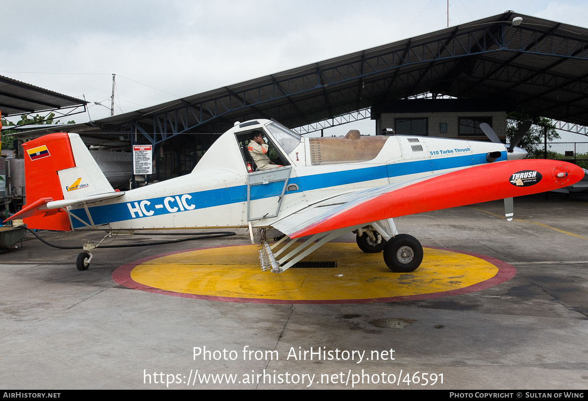 Aircraft Photo of HC-CIC | Thrush S2R-T34 Thrush 510P | Fumipalma | AirHistory.net #46591