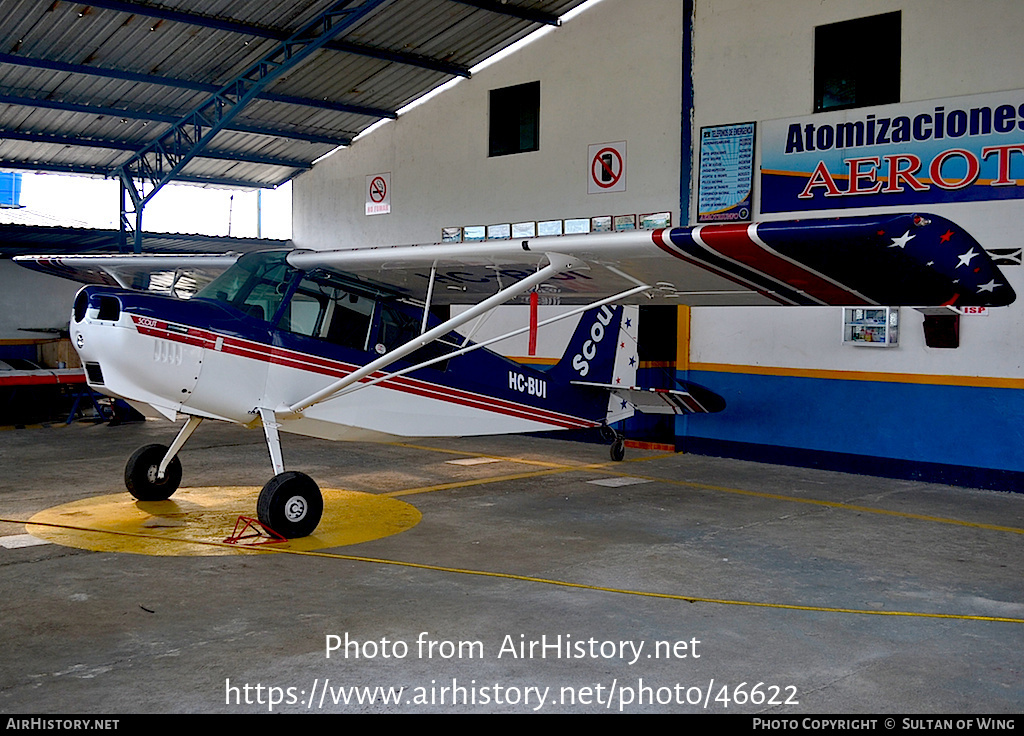 Aircraft Photo of HC-BUI | American Champion 8GCBC Scout | AirHistory.net #46622