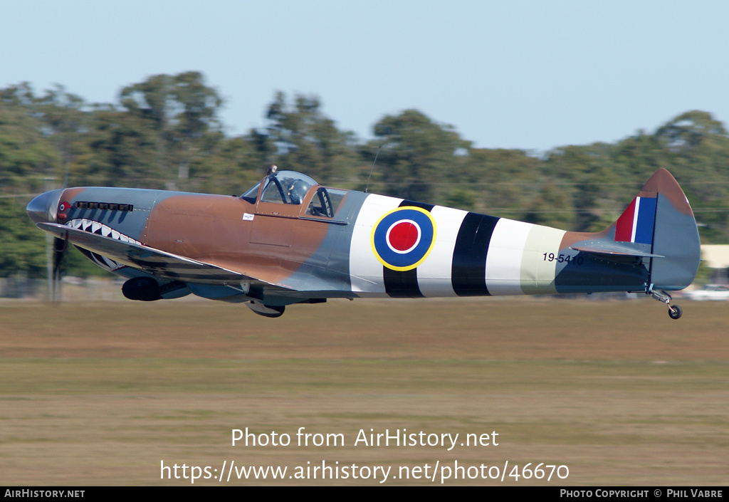 Aircraft Photo of 19-5410 | Supermarine Aircraft Spitfire Mk26B | UK - Air Force | AirHistory.net #46670