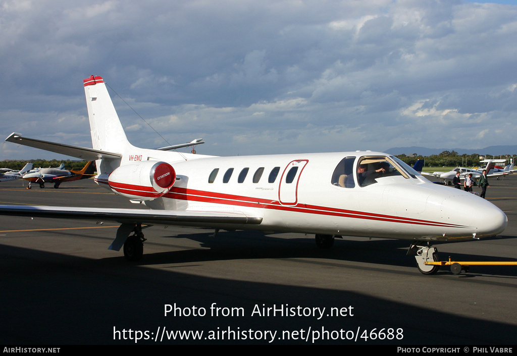 Aircraft Photo of VH-EMO | Cessna S550 Citation S/II | AirHistory.net #46688