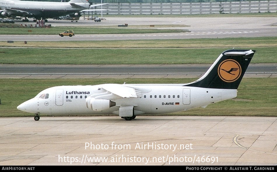 Aircraft Photo of D-AVRE | British Aerospace Avro 146-RJ85 | Lufthansa | AirHistory.net #46691