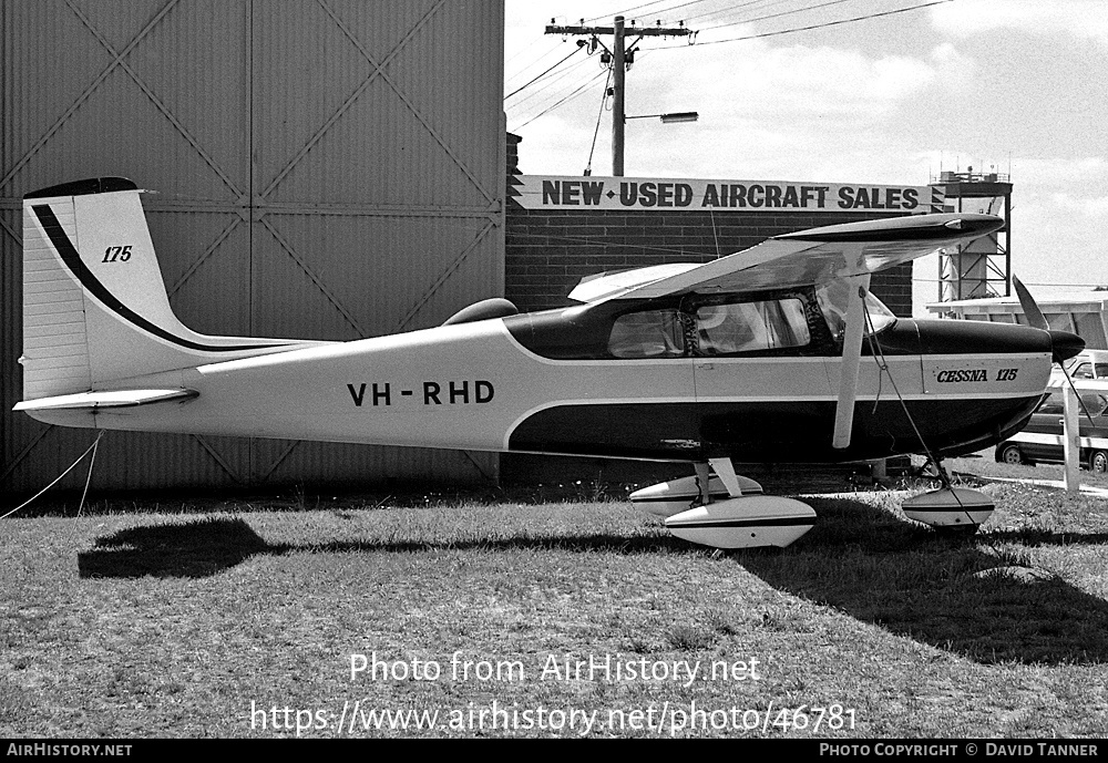 Aircraft Photo of VH-RHD | Cessna 175 | AirHistory.net #46781