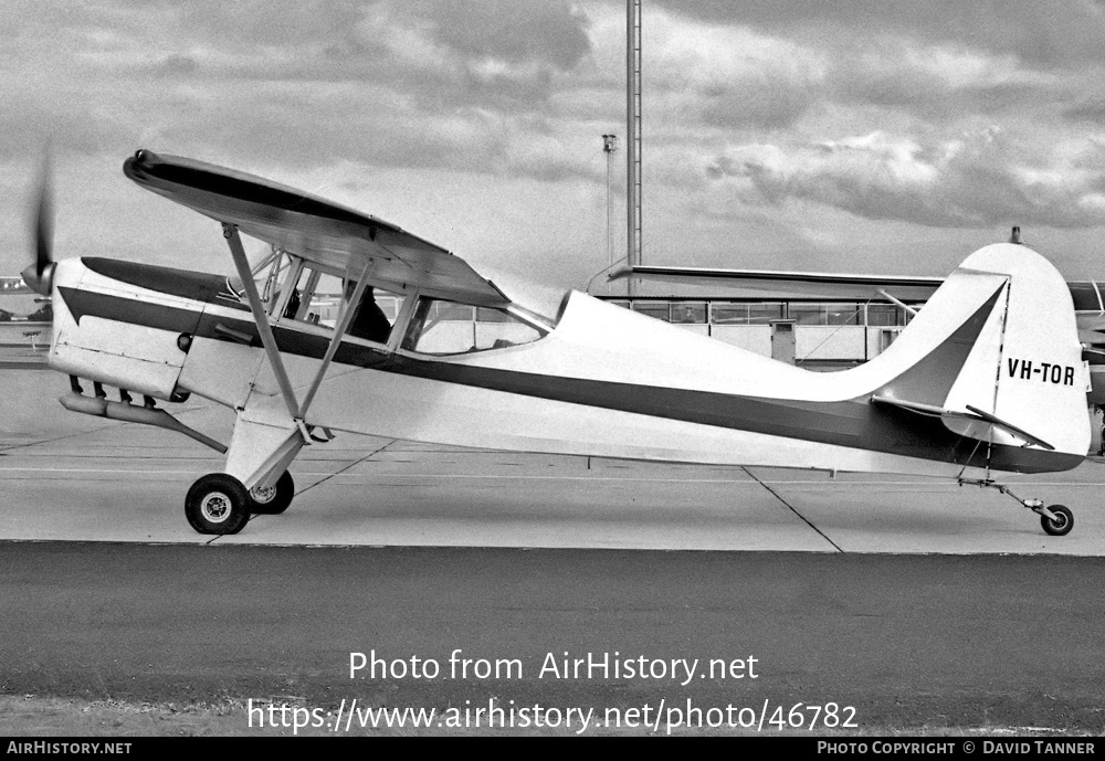 Aircraft Photo of VH-TOR | Auster J-5G Cirrus Autocar | AirHistory.net #46782