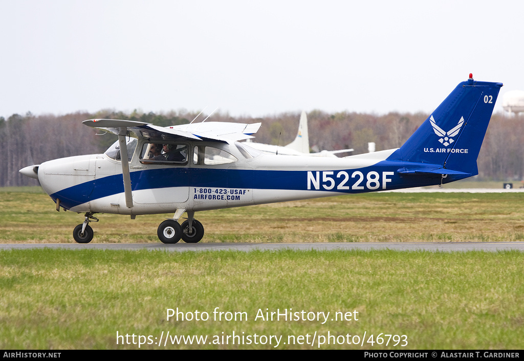 Aircraft Photo of N5228F | Cessna 172F | USA - Air Force | AirHistory.net #46793