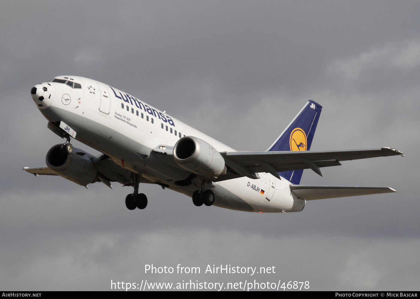 Aircraft Photo of D-ABJH | Boeing 737-530 | Lufthansa | AirHistory.net #46878