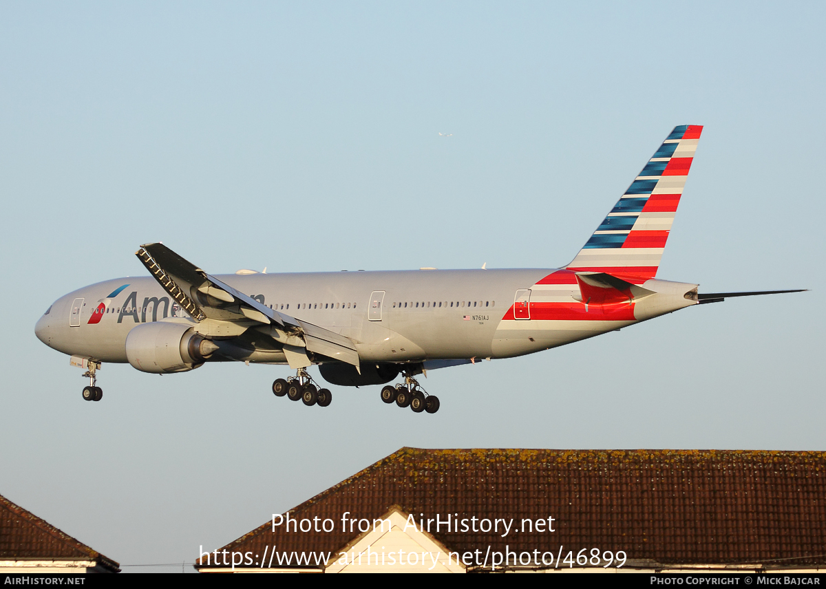 Aircraft Photo of N761AJ | Boeing 777-223/ER | American Airlines | AirHistory.net #46899