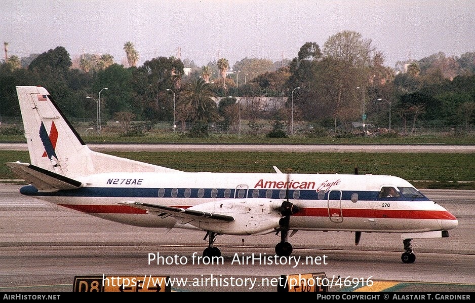 Aircraft Photo of N278AE | Saab 340B | American Eagle | AirHistory.net #46916