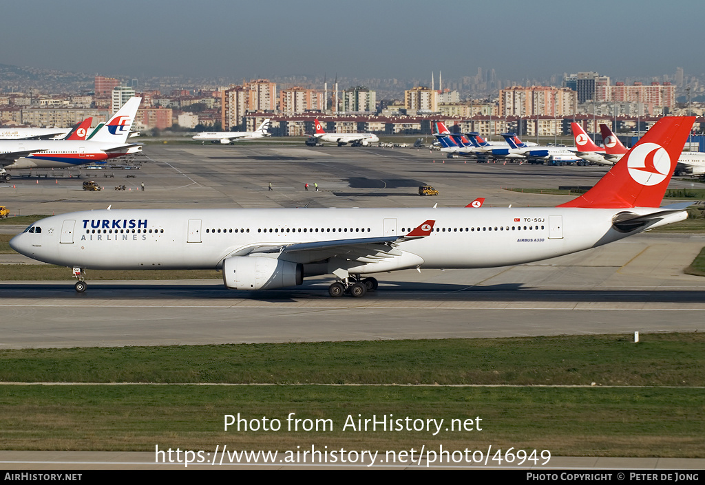 Aircraft Photo of TC-SGJ | Airbus A330-343E | Turkish Airlines | AirHistory.net #46949