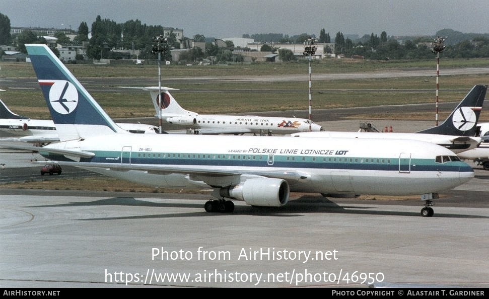 Aircraft Photo of ZK-NBJ | Boeing 767-204(ER) | LOT Polish Airlines - Polskie Linie Lotnicze | AirHistory.net #46950