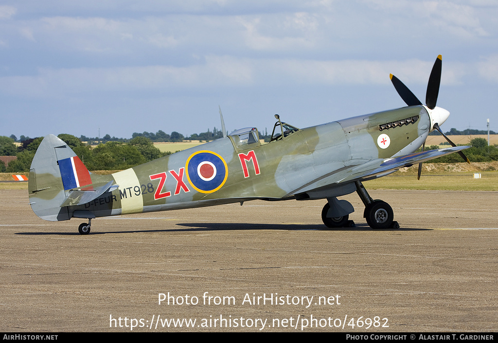 Aircraft Photo of D-FEUR / MT928 | Supermarine 359 Spitfire HF8C | UK - Air Force | AirHistory.net #46982