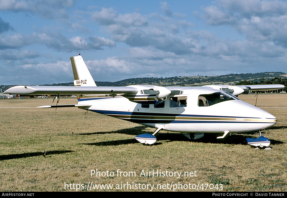 Aircraft Photo of VH-PUZ | Partenavia P-68C | AirHistory.net #47043