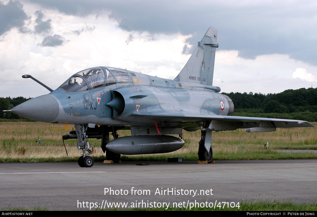 Aircraft Photo of 529 | Dassault Mirage 2000B | France - Air Force | AirHistory.net #47104