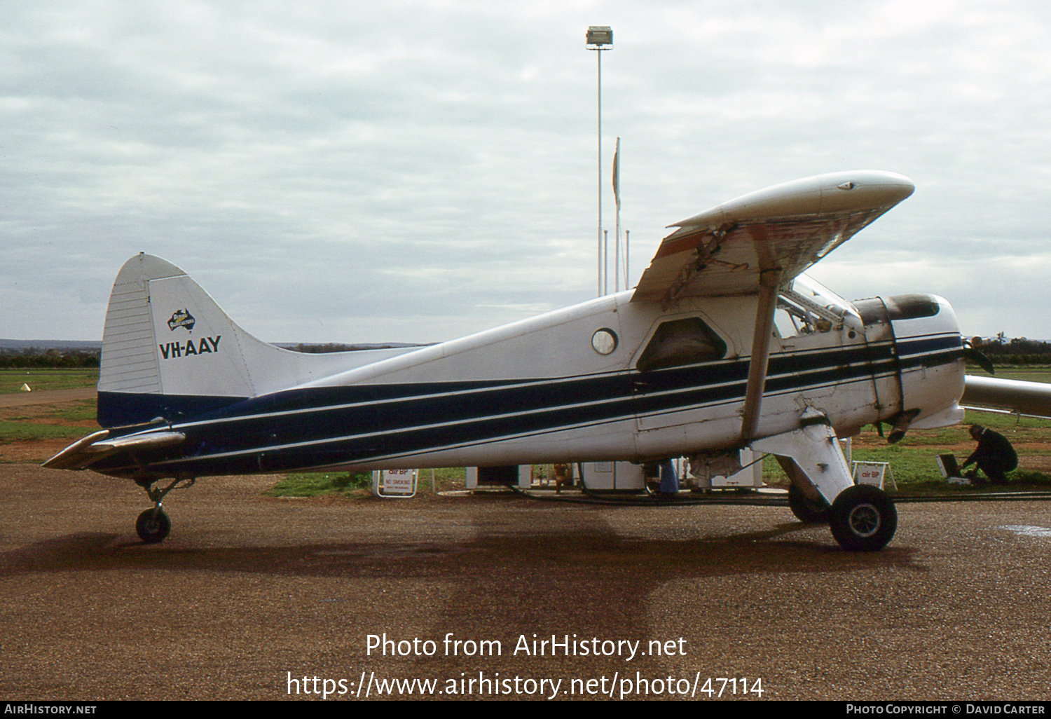 Aircraft Photo of VH-AAY | De Havilland Canada DHC-2 Beaver Mk1 | Aerial Agriculture | AirHistory.net #47114