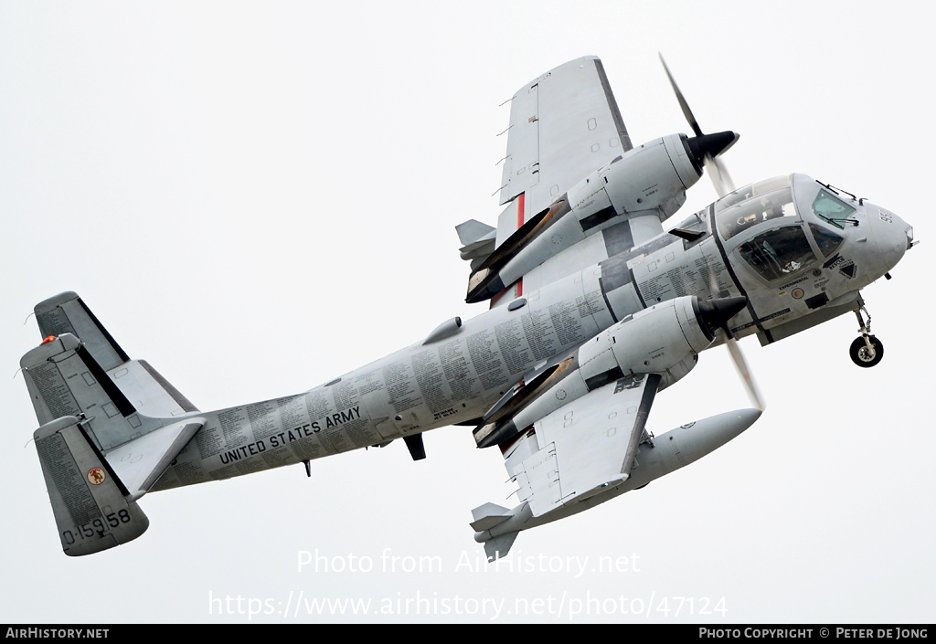 Aircraft Photo of N10VD / 0-15958 | Grumman OV-1D Mohawk | Commemorative Air Force | USA - Army | AirHistory.net #47124