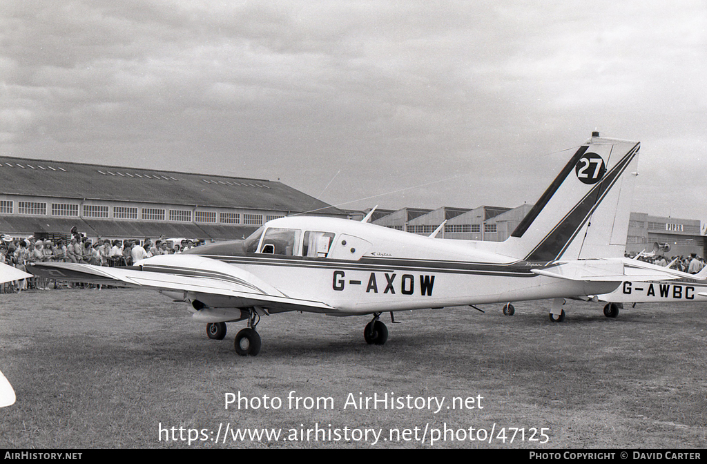 Aircraft Photo of G-AXOW | Piper PA-23-250 Aztec D | AirHistory.net #47125