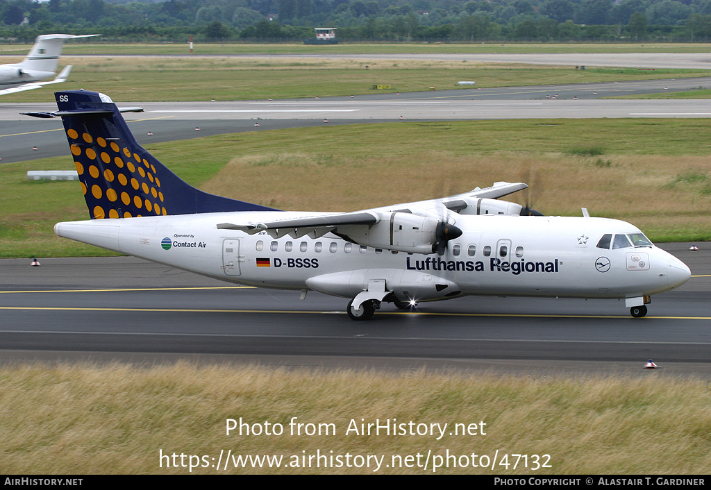 Aircraft Photo of D-BSSS | ATR ATR-42-500 | Lufthansa Regional | AirHistory.net #47132