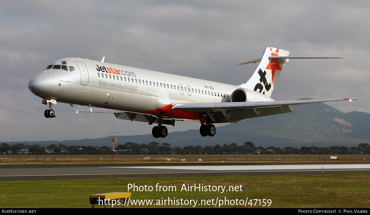 Aircraft Photo of VH-VQI | Boeing 717-231 | Jetstar Airways | AirHistory.net #47159