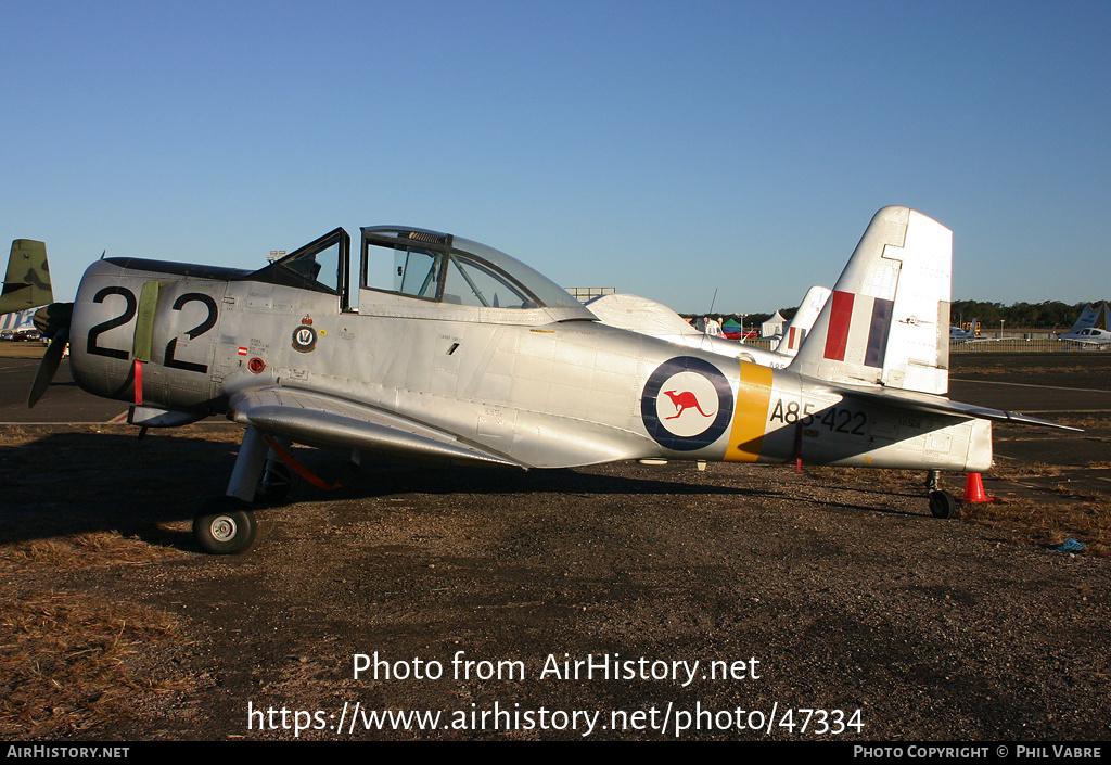 Aircraft Photo of VH-SOB / A85-422 | Commonwealth CA-25 Winjeel | Australia - Air Force | AirHistory.net #47334