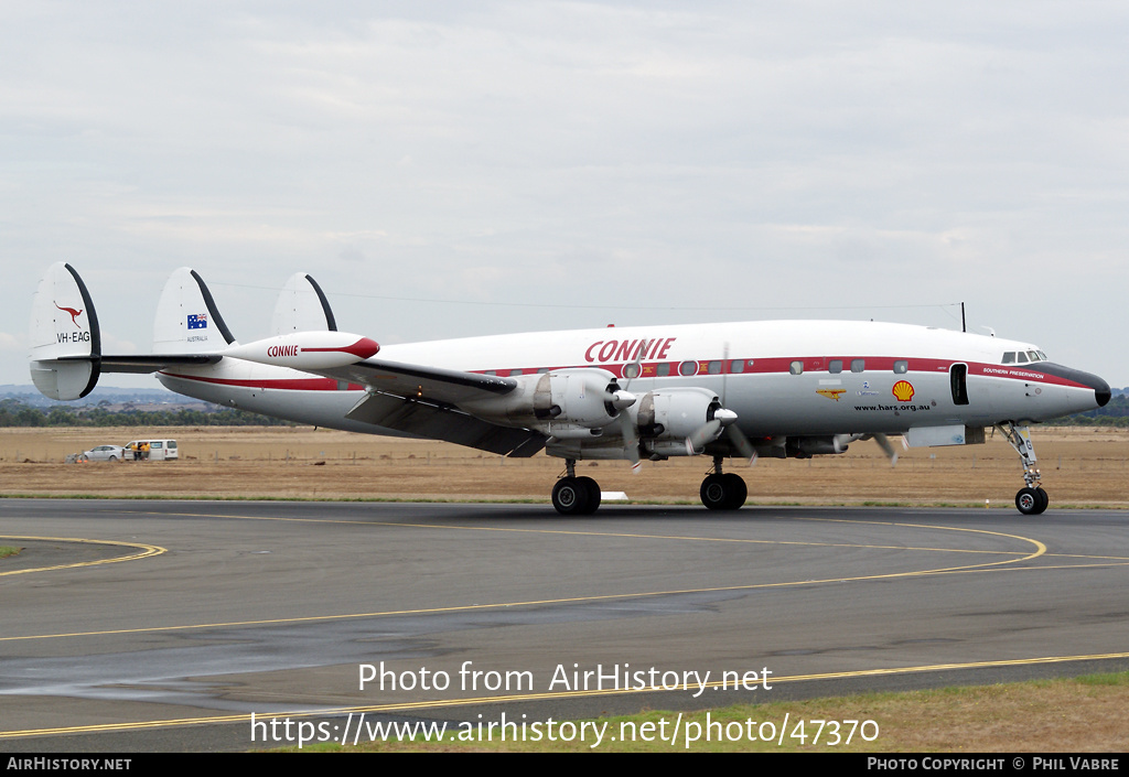 Aircraft Photo of VH-EAG | Lockheed C-121C Super Constellation | AirHistory.net #47370