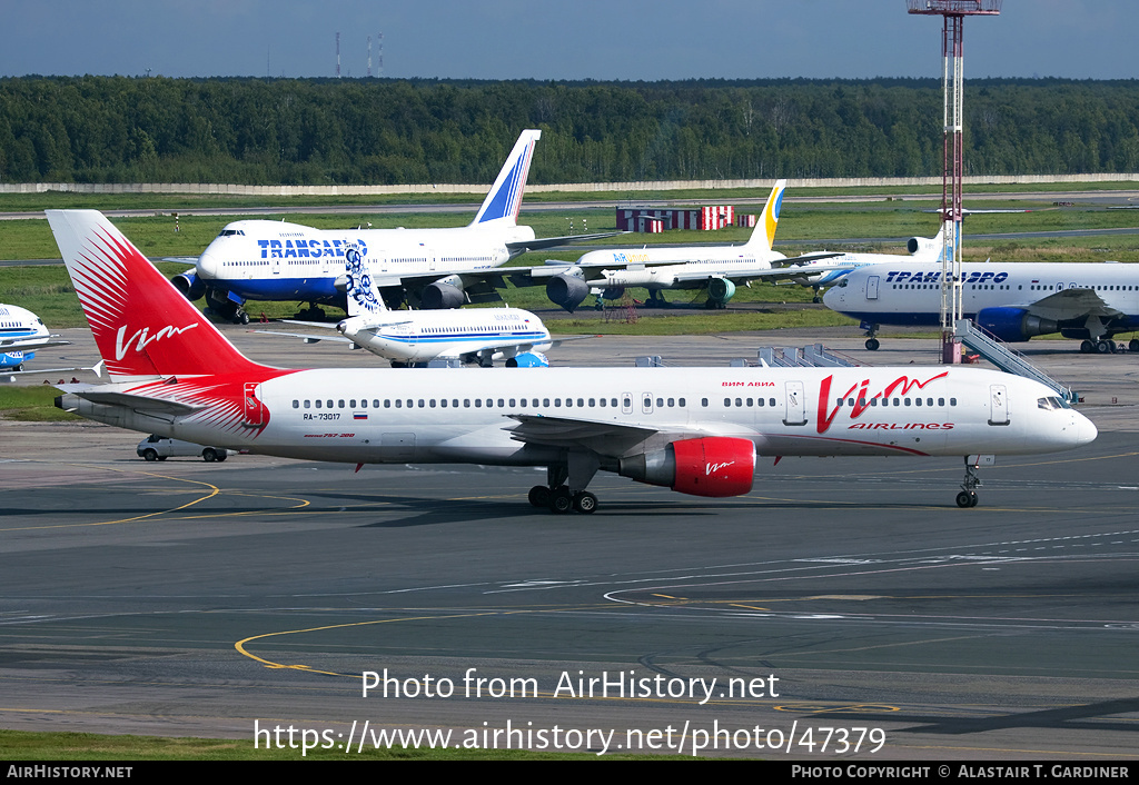 Aircraft Photo of RA-73017 | Boeing 757-230 | VIM Airlines | AirHistory.net #47379