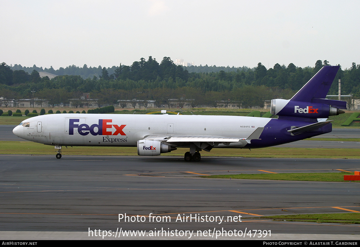 Aircraft Photo of N584FE | McDonnell Douglas MD-11/F | FedEx Express - Federal Express | AirHistory.net #47391