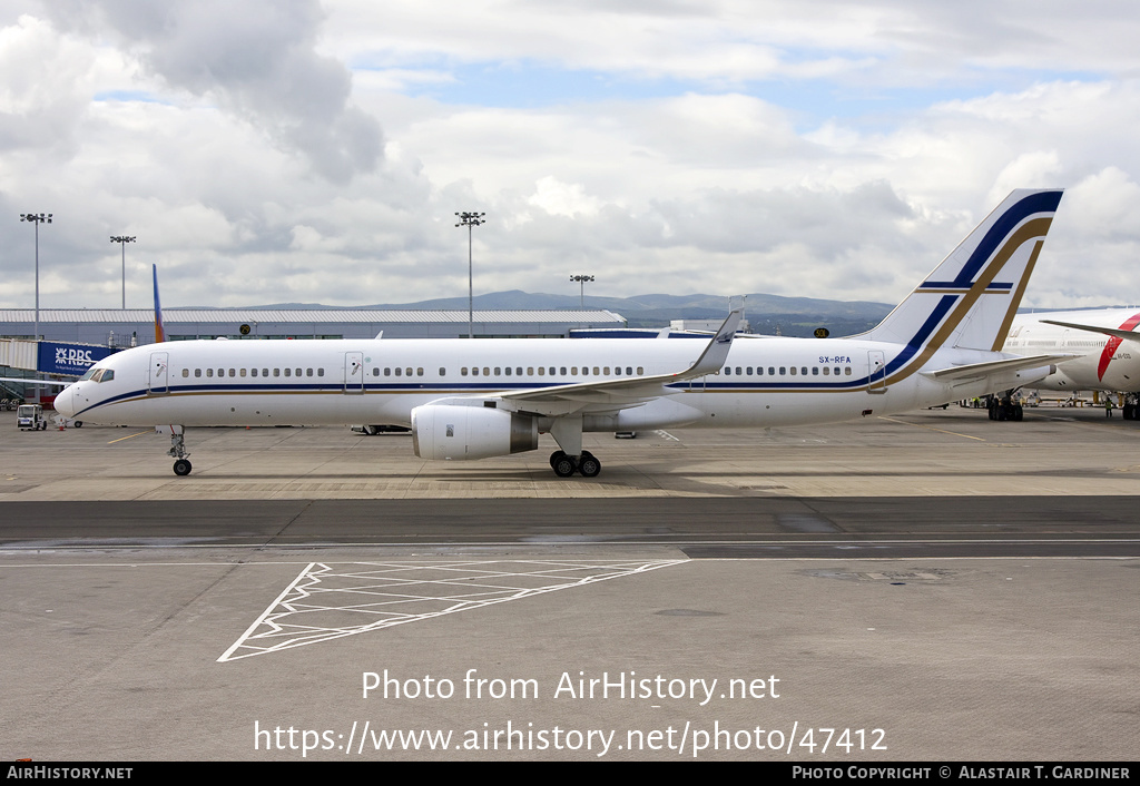 Aircraft Photo of SX-RFA | Boeing 757-23N | GainJet Aviation | AirHistory.net #47412