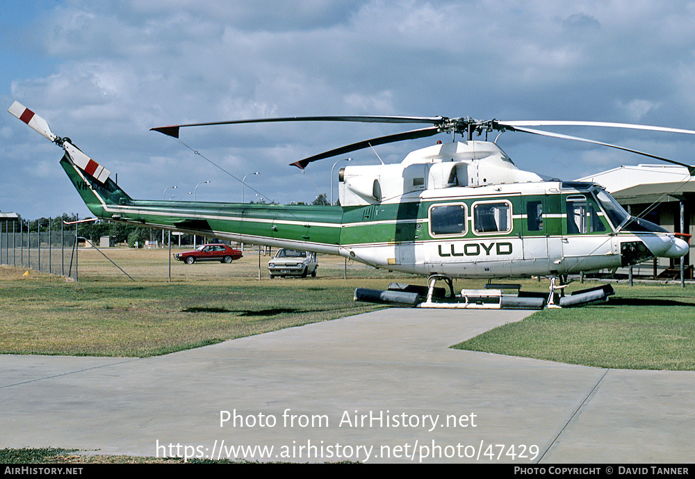 Aircraft Photo of VH-CRQ | Bell 412 | Lloyd Helicopters | AirHistory.net #47429