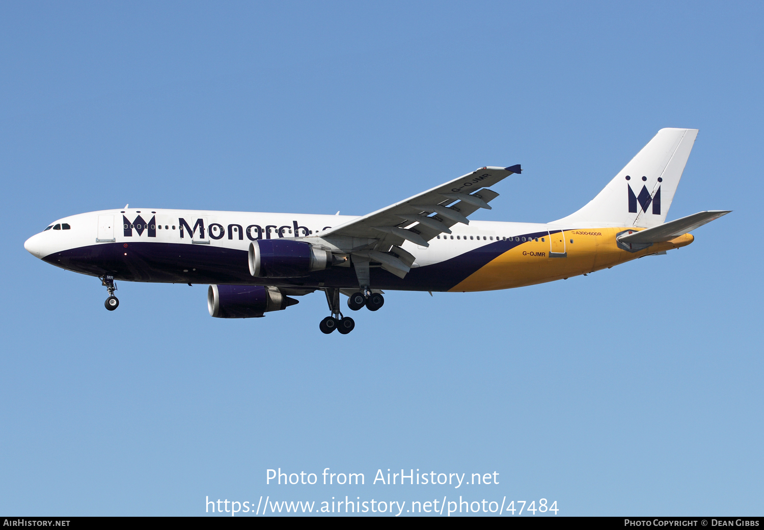 Aircraft Photo of G-OJMR | Airbus A300B4-605R | Monarch Airlines | AirHistory.net #47484