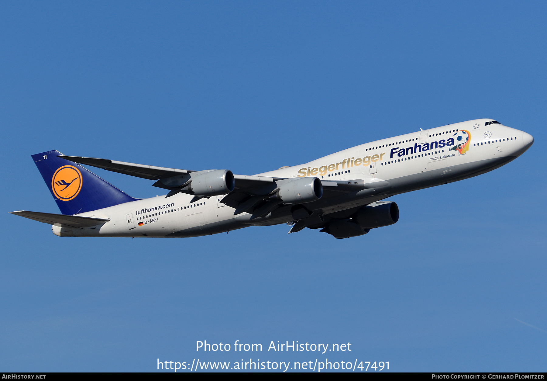 Aircraft Photo of D-ABYI | Boeing 747-830 | Lufthansa | AirHistory.net #47491