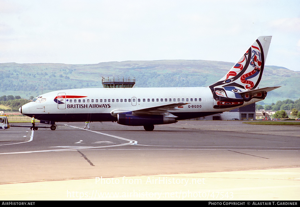 Aircraft Photo of G-BGDO | Boeing 737-236/Adv | British Airways | AirHistory.net #47543