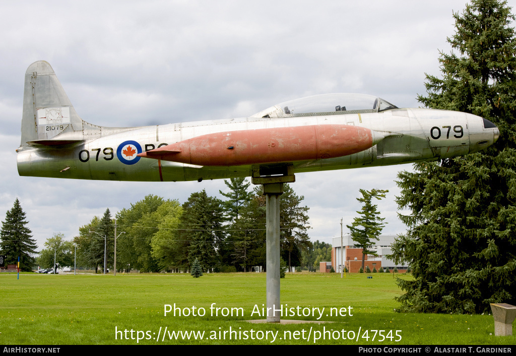 Aircraft Photo of 21079 | Canadair CT-133 Silver Star 3 | Canada - Air Force | AirHistory.net #47545