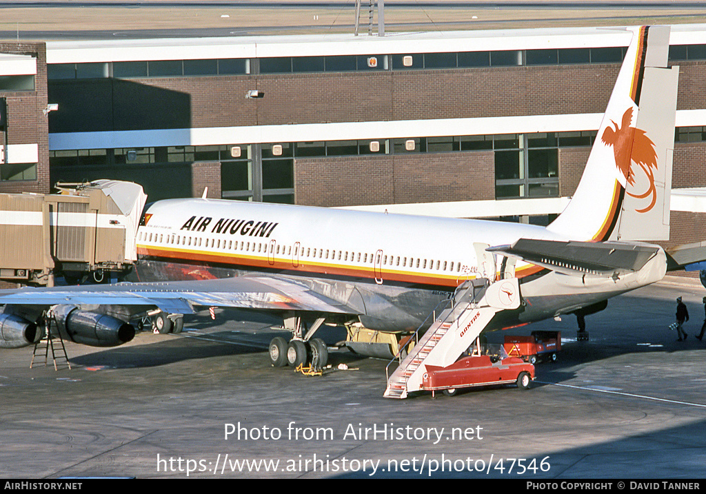 Aircraft Photo of P2-ANH | Boeing 707-338C | Air Niugini | AirHistory.net #47546