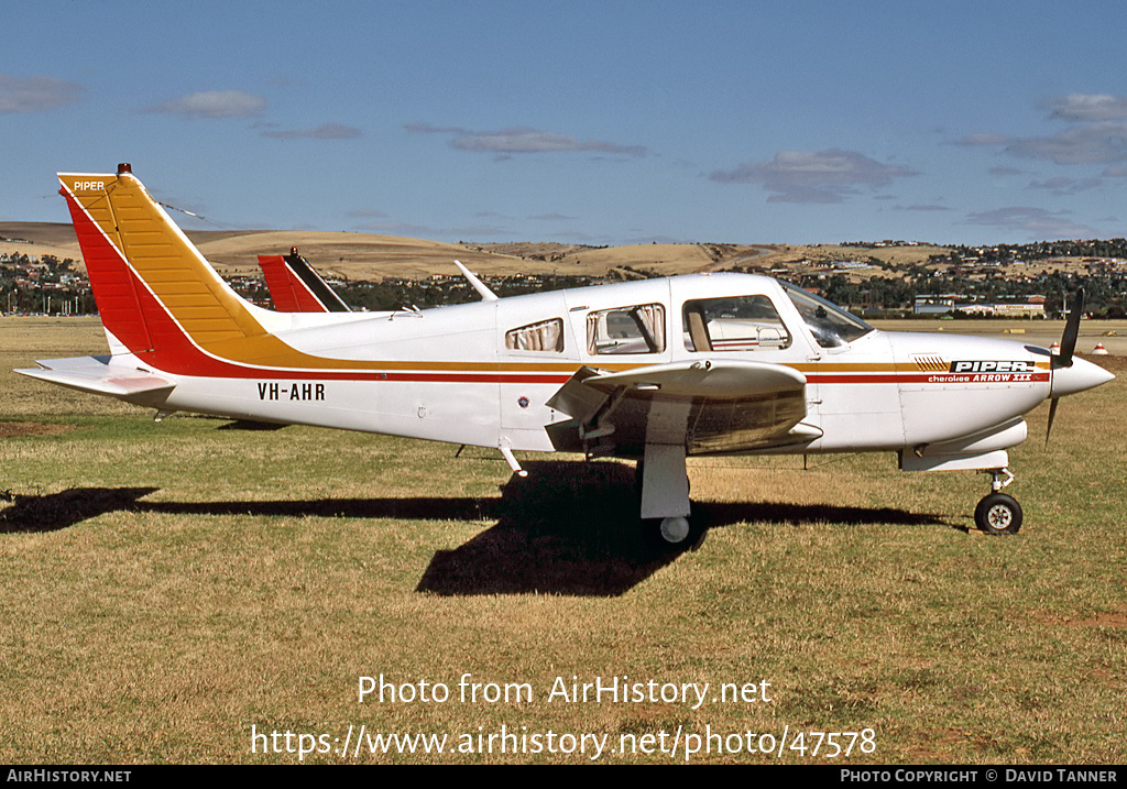 Aircraft Photo of VH-AHR | Piper PA-28R-201T Turbo Cherokee Arrow III | AirHistory.net #47578