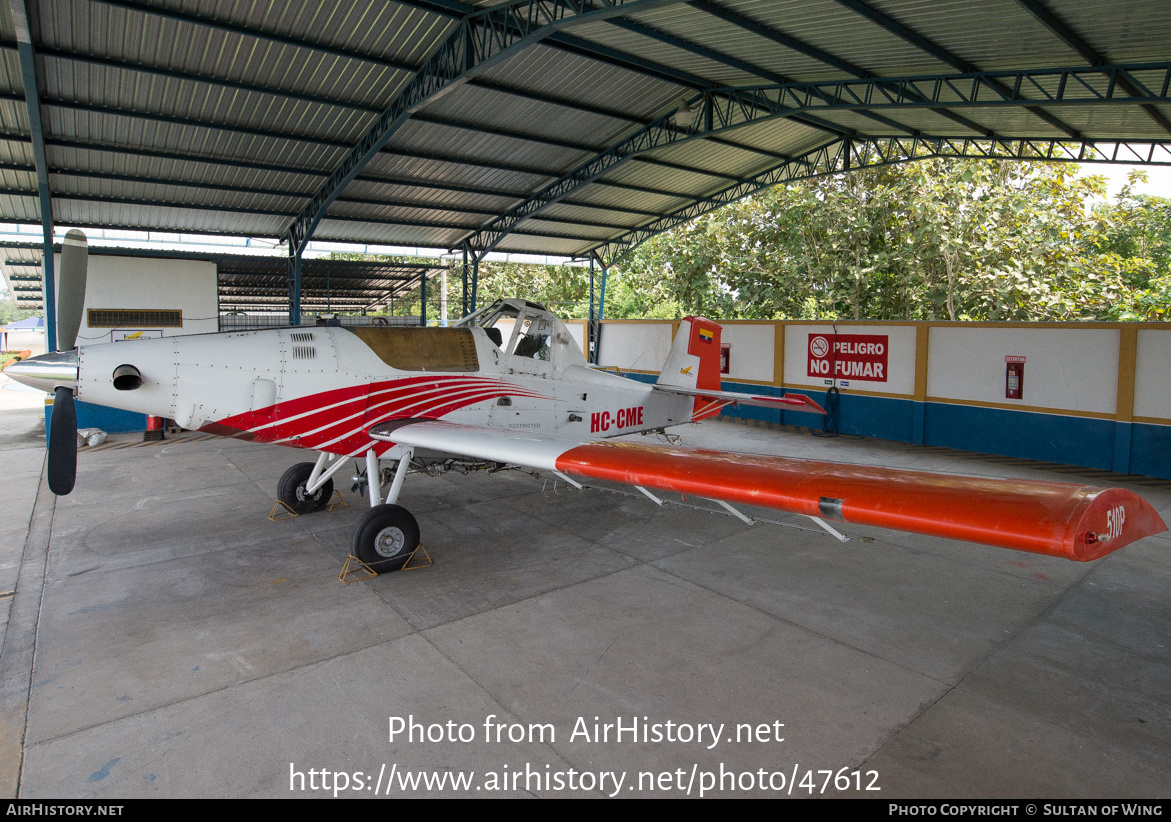 Aircraft Photo of HC-CME | Thrush S2R-T34 Thrush 510P | Fumipalma | AirHistory.net #47612