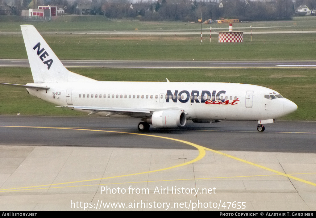 Aircraft Photo of SE-DLO | Boeing 737-3Y0 | Nordic East Airways - NEA | AirHistory.net #47655